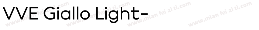 VVE Giallo Light字体转换